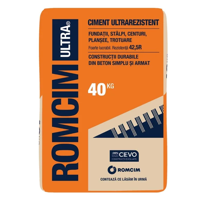 6011034 Ciment Romcim Ultra 42,5 40 kg - imagine 1